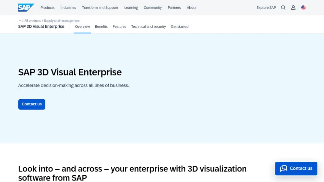 SAP 3D Visual Enterprise screenshot