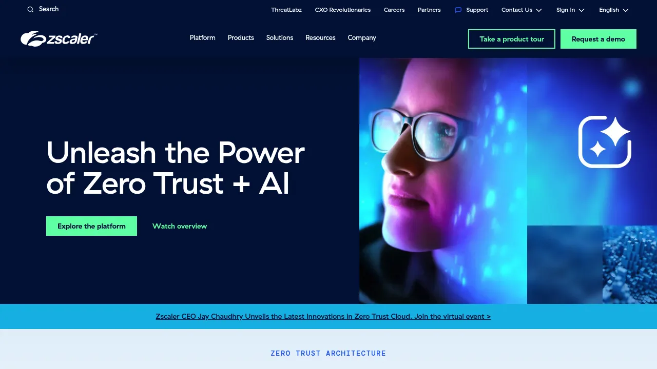 Zscaler screenshot