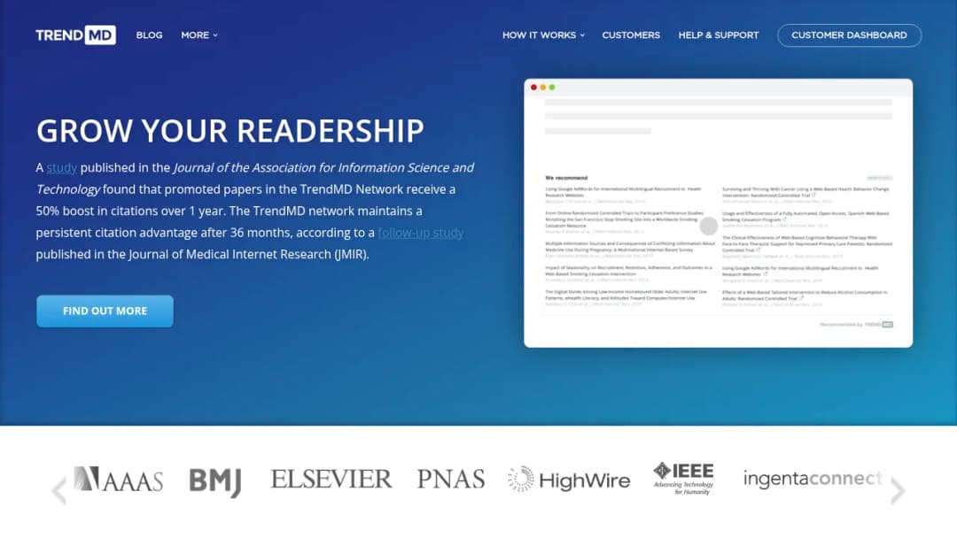 TrendMD screenshot