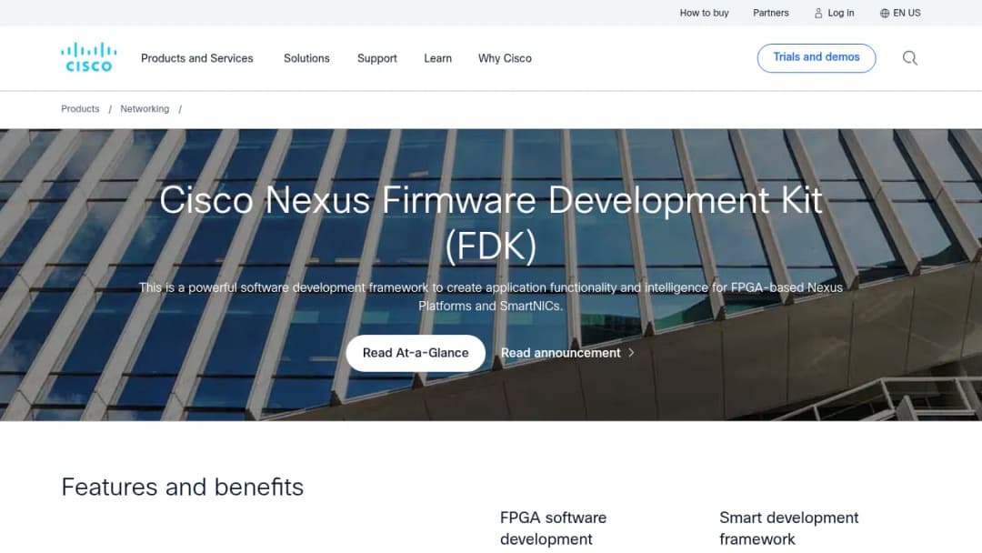 Cisco Nexus FDK screenshot