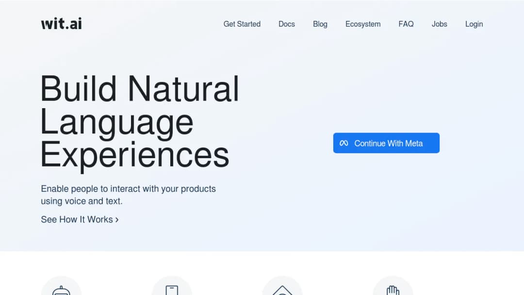 Wit.AI screenshot