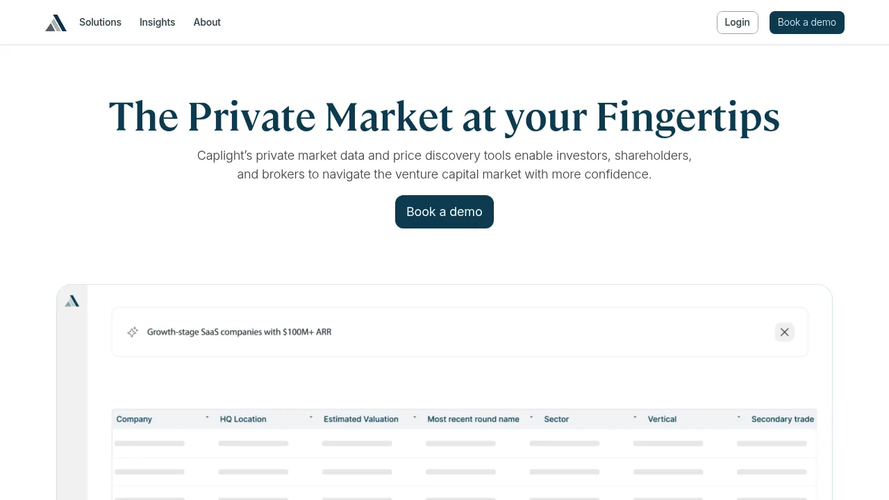 Caplight screenshot