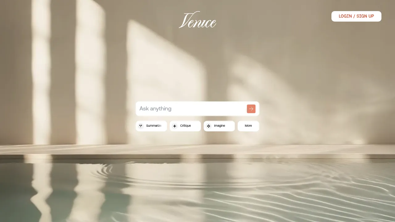 Venice.ai screenshot