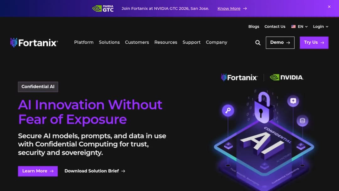 Fortanix screenshot