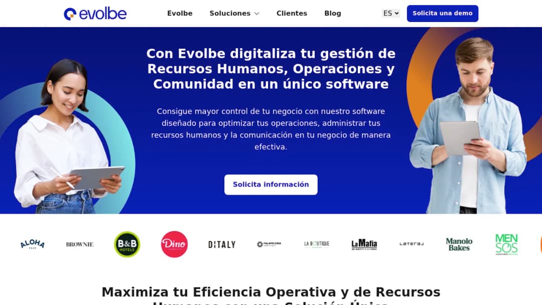 Evolbe screenshot