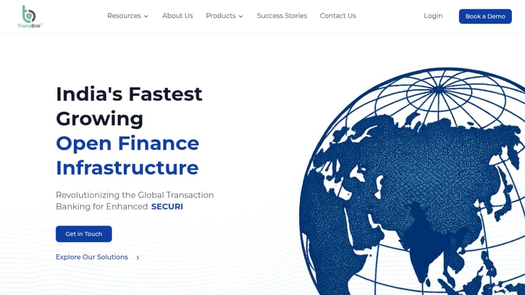 TransBnk - Transaction Banking Platform screenshot
