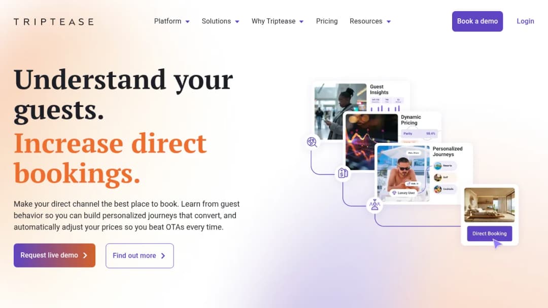 Triptease screenshot