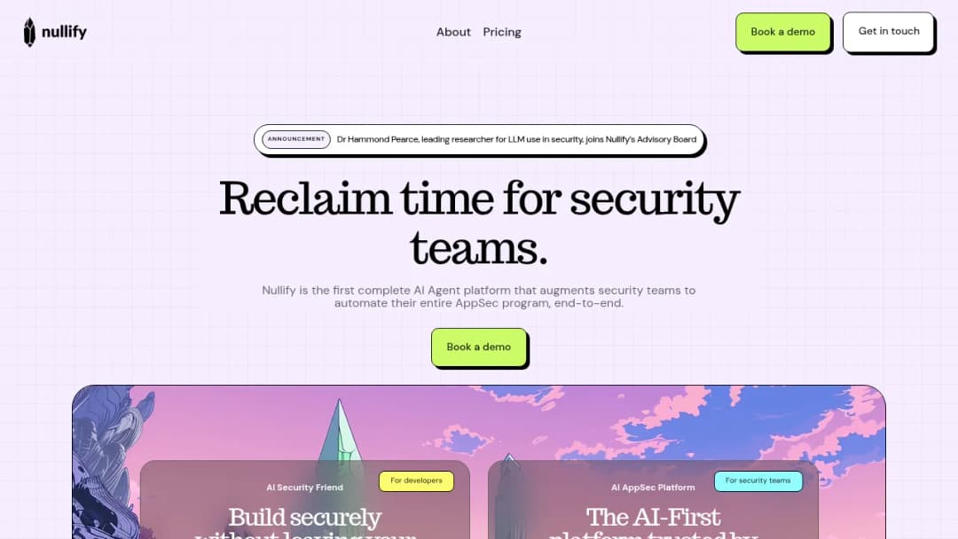 Nullify screenshot