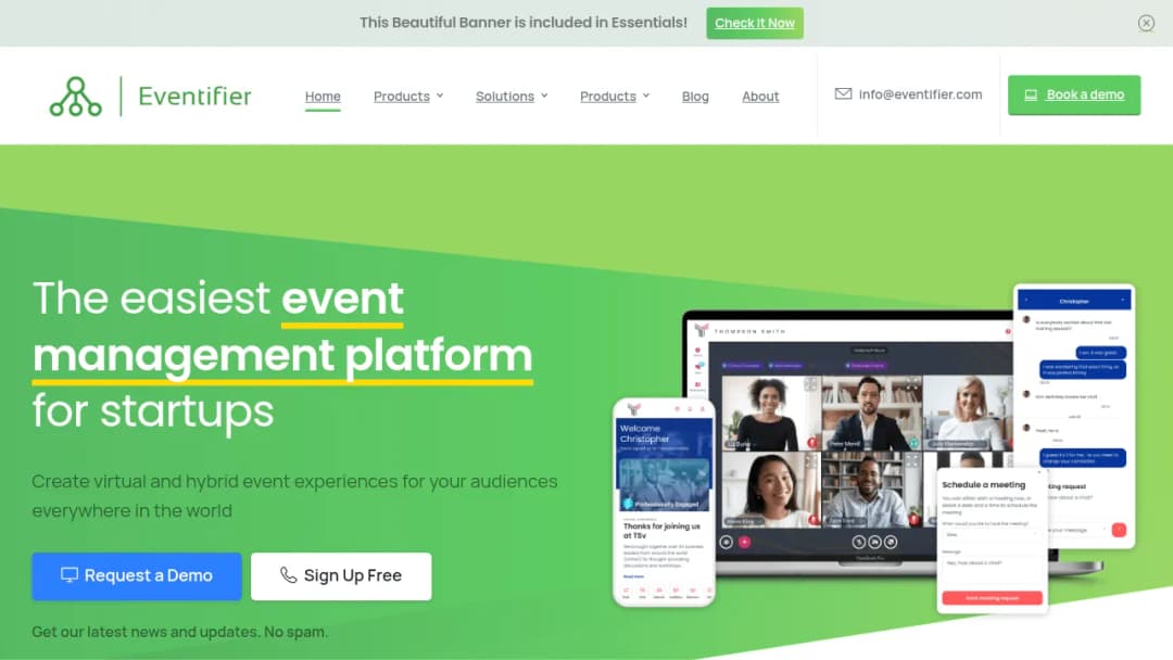 Eventifier screenshot