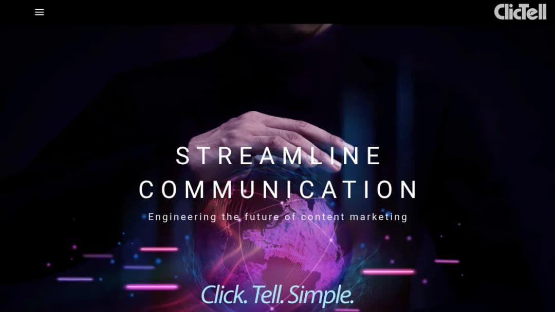 ClicTell screenshot
