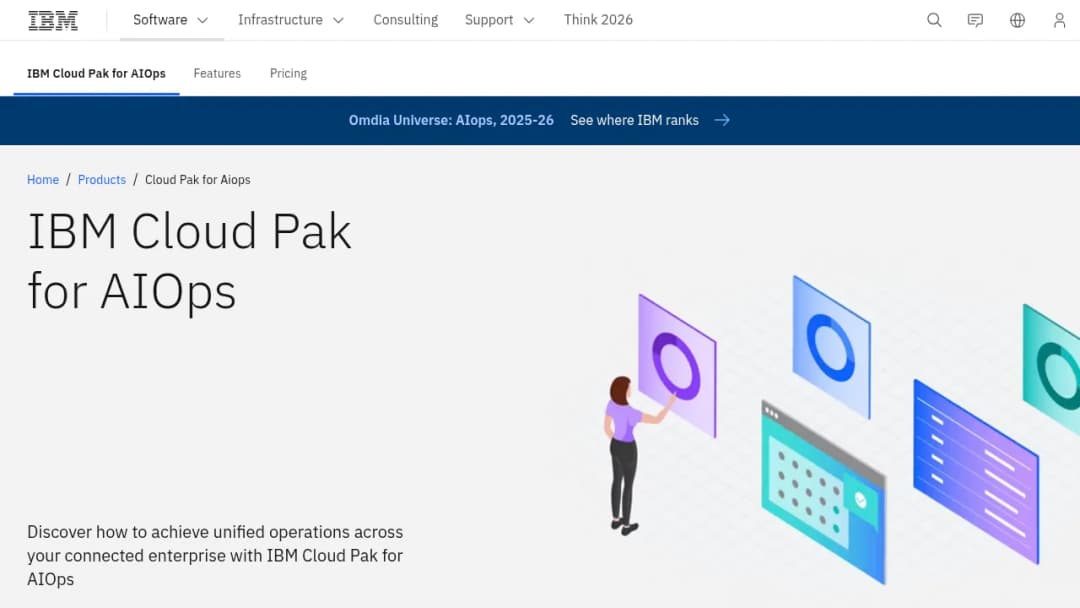 IBM Cloud Pak for AIOps screenshot