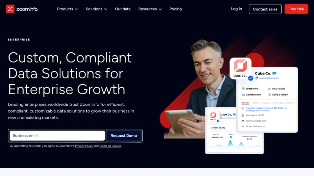 ZoomInfo Enterprise screenshot