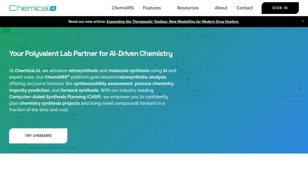 Chemical.AI screenshot