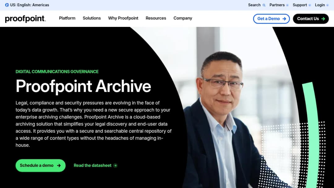 Proofpoint Archive screenshot