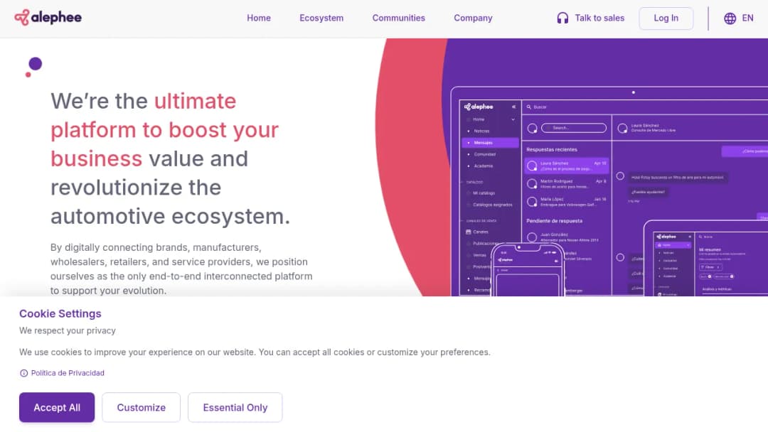 Alephee screenshot