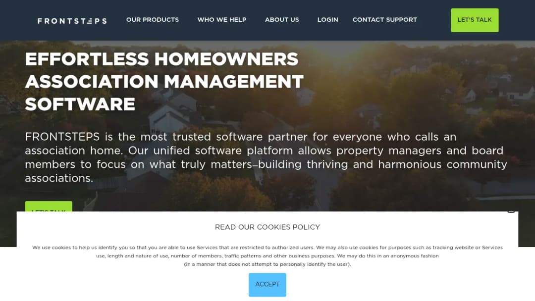 Frontsteps screenshot