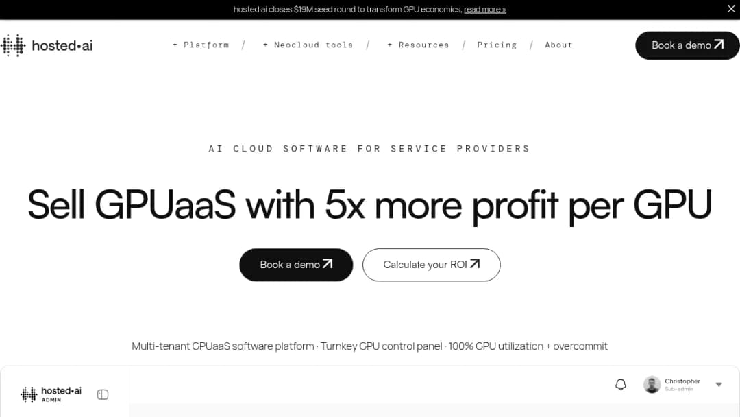 hosted·ai screenshot