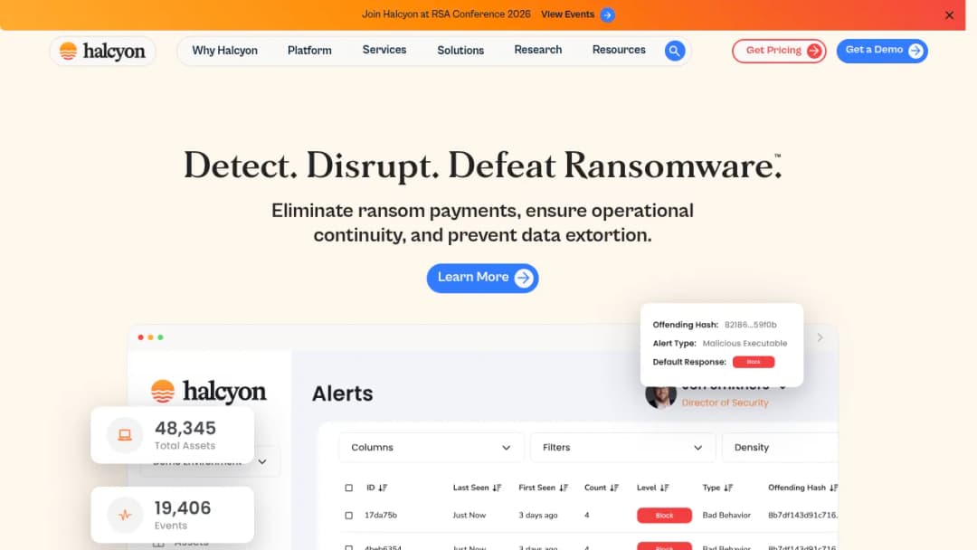 Halcyon screenshot