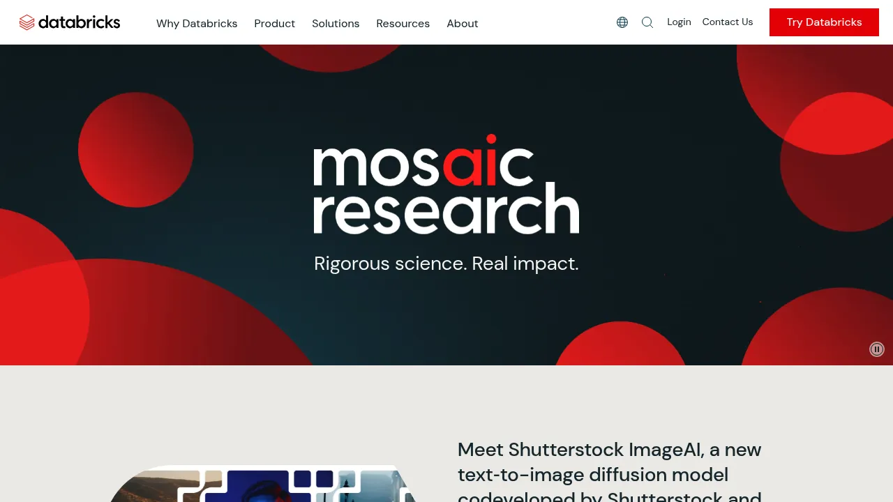 MosaicML screenshot