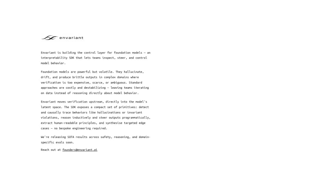 Envariant screenshot