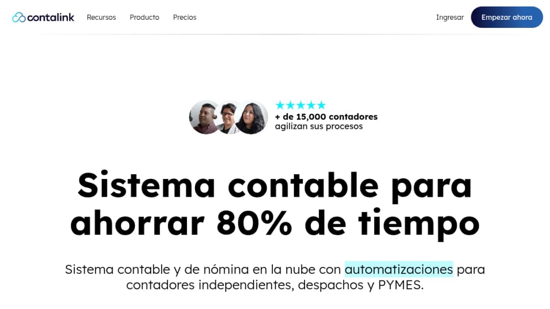 Contalink screenshot