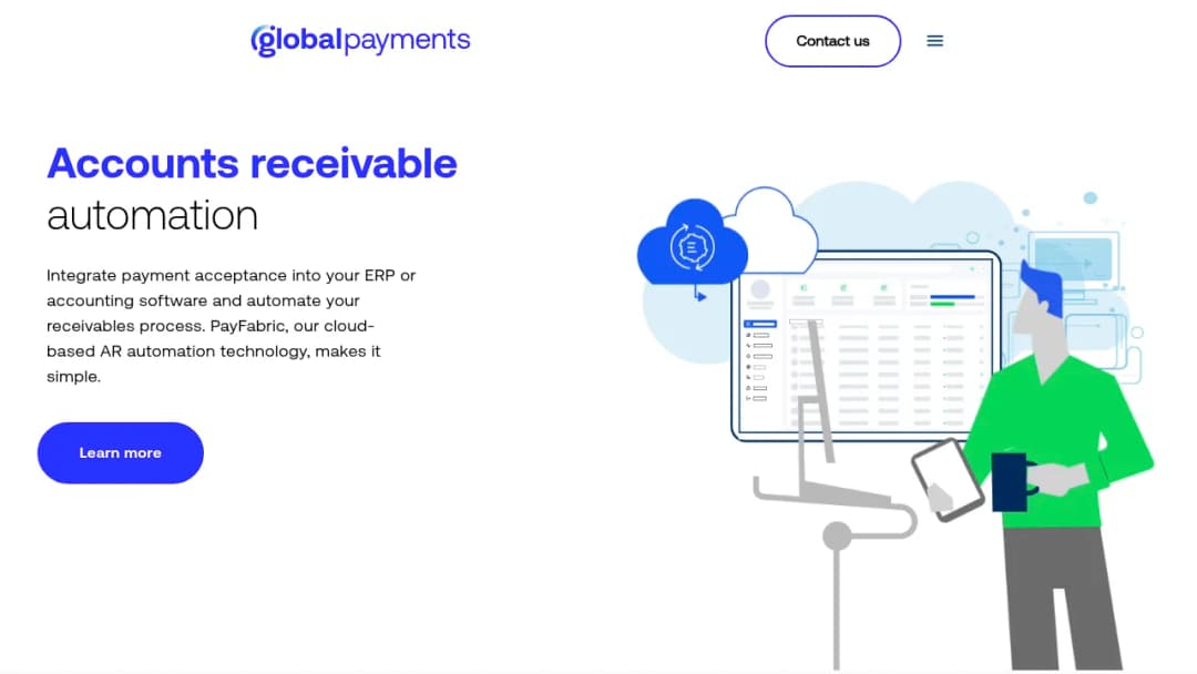 Global Payments B2B Accounts Receivable screenshot