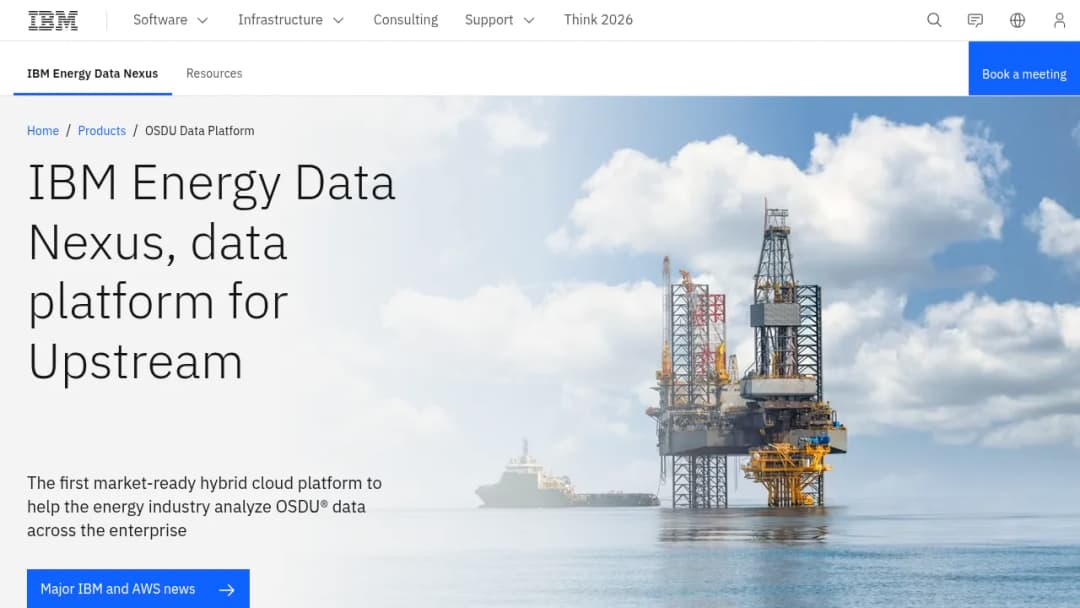 IBM Osdu Data Platform screenshot