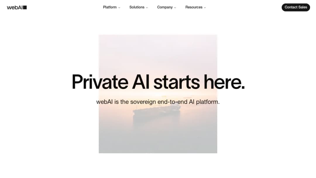 webAI screenshot