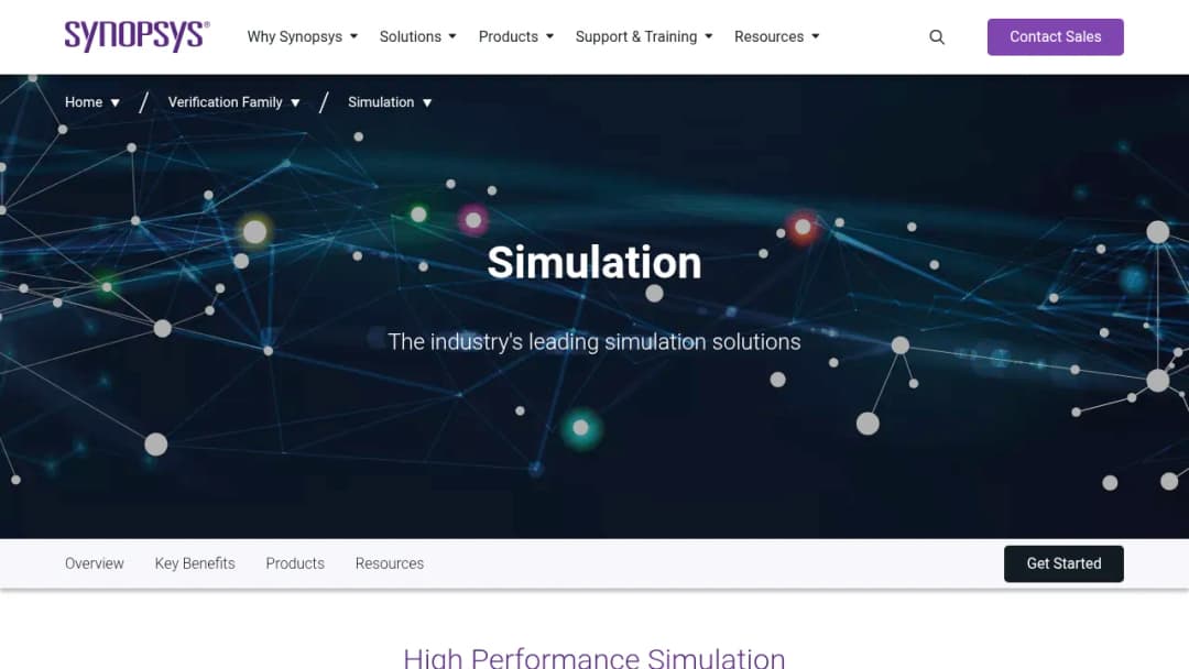 Synopsys Simulation screenshot