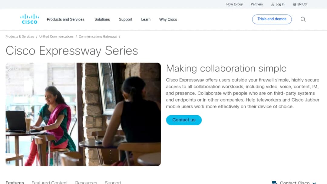 Cisco Expressway Series screenshot