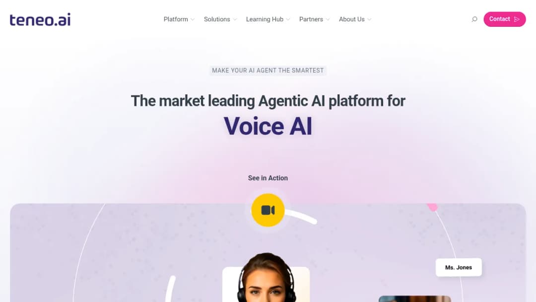 Teneo.ai screenshot
