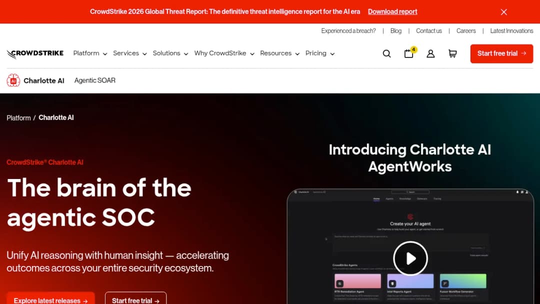 CrowdStrike Charlotte AI screenshot