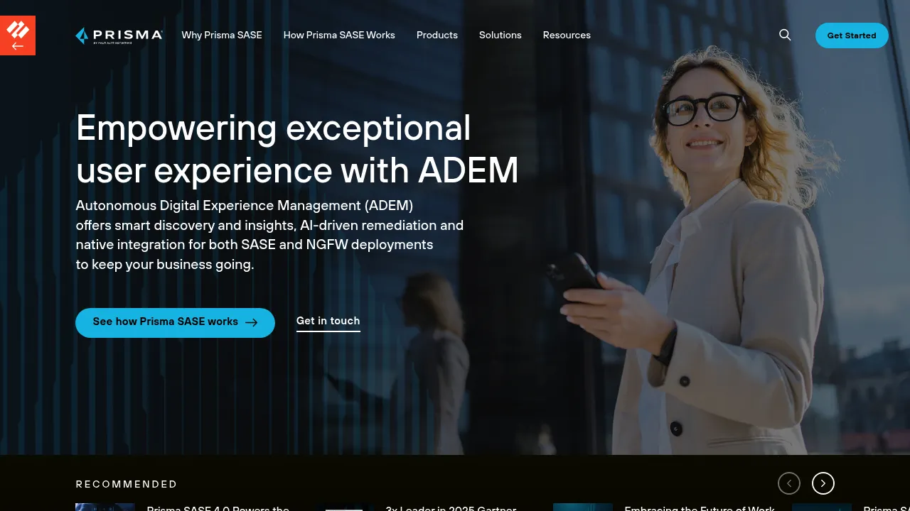 Palo Alto Networks Autonomous Digital Experience Management screenshot