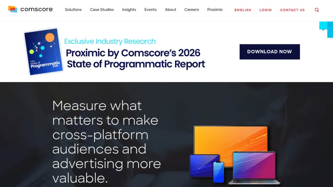 Comscore screenshot