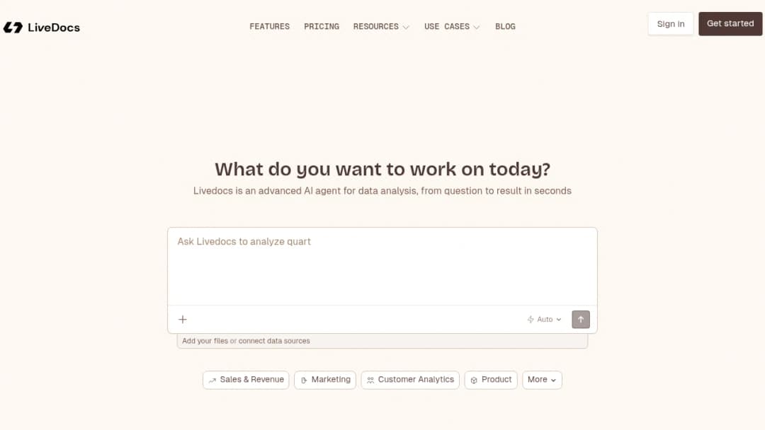 LiveDocs screenshot