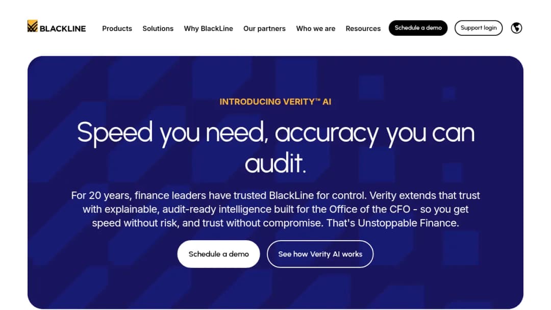 BlackLine screenshot