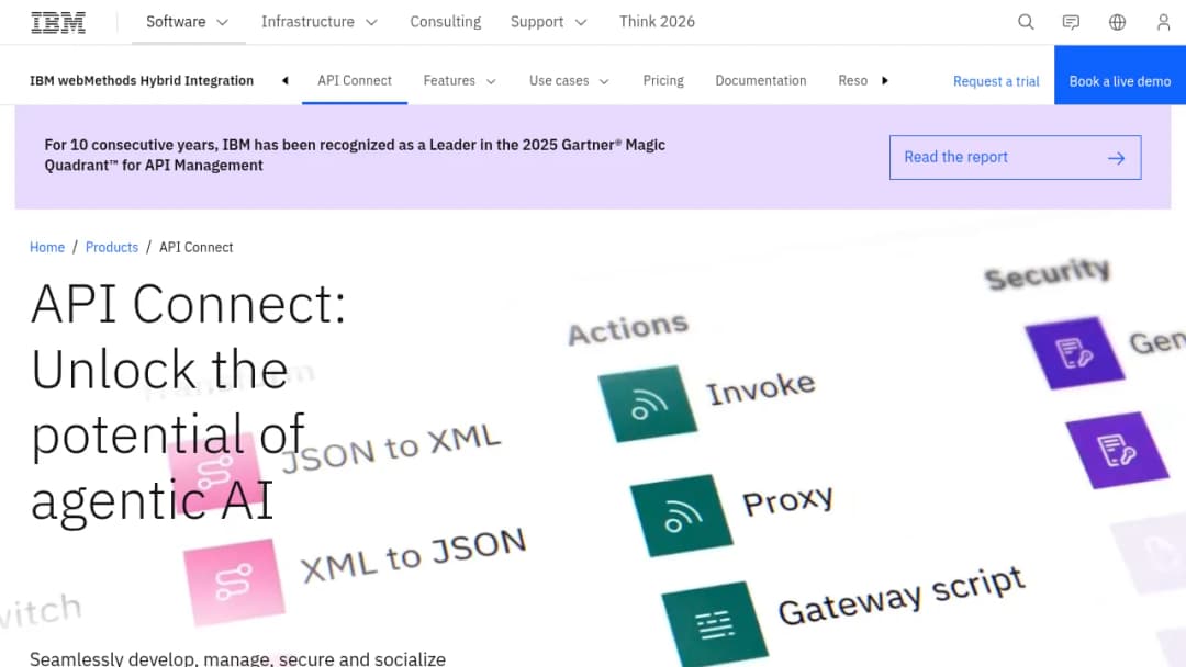 IBM API Connect screenshot