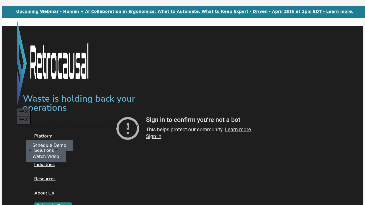 Retrocausal screenshot