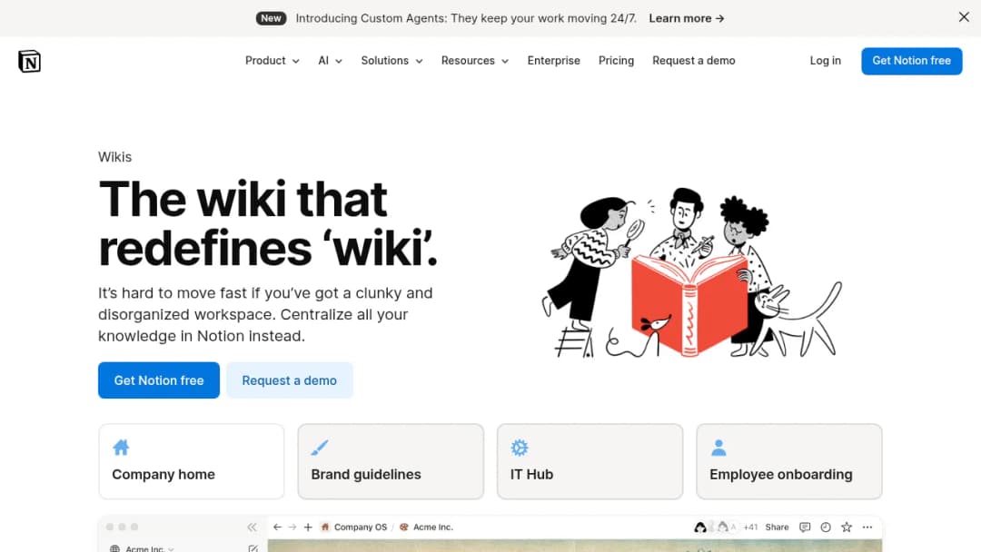 Notion Knowledge Base screenshot