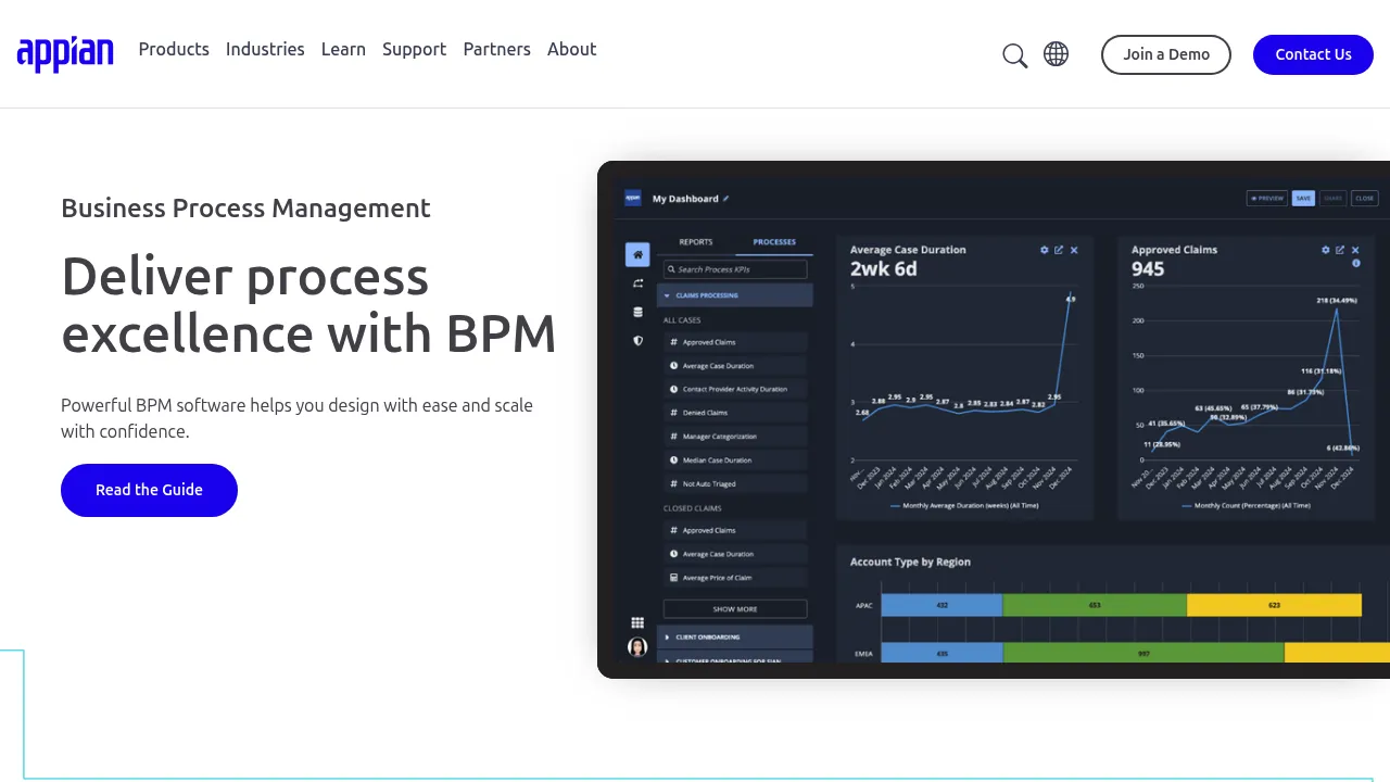 Appian Business Process Management screenshot