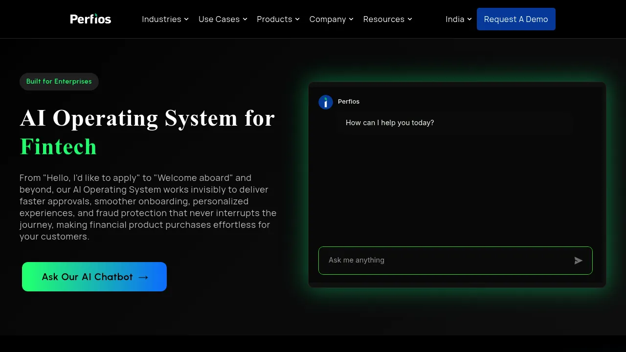 Perfios screenshot