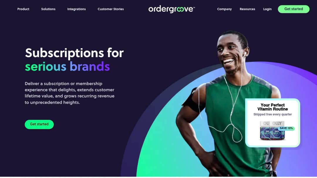 Ordergroove screenshot