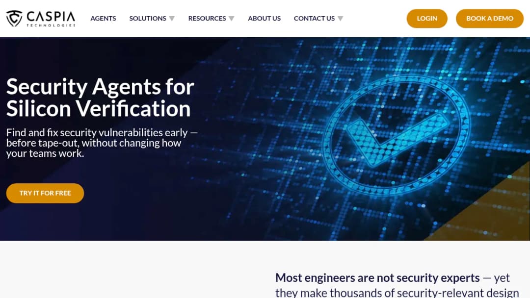Caspia Technologies screenshot