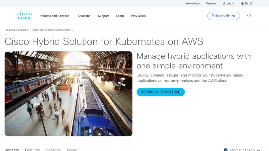 Cisco Hybrid Solution for Kubernetes on AWS screenshot