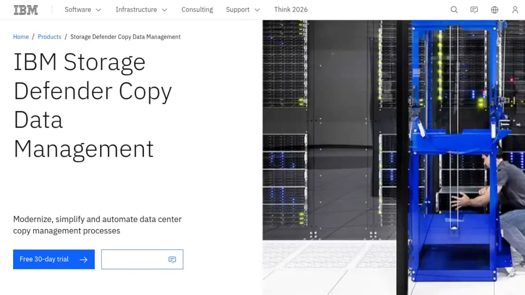 IBM Storage Copy Data Management screenshot