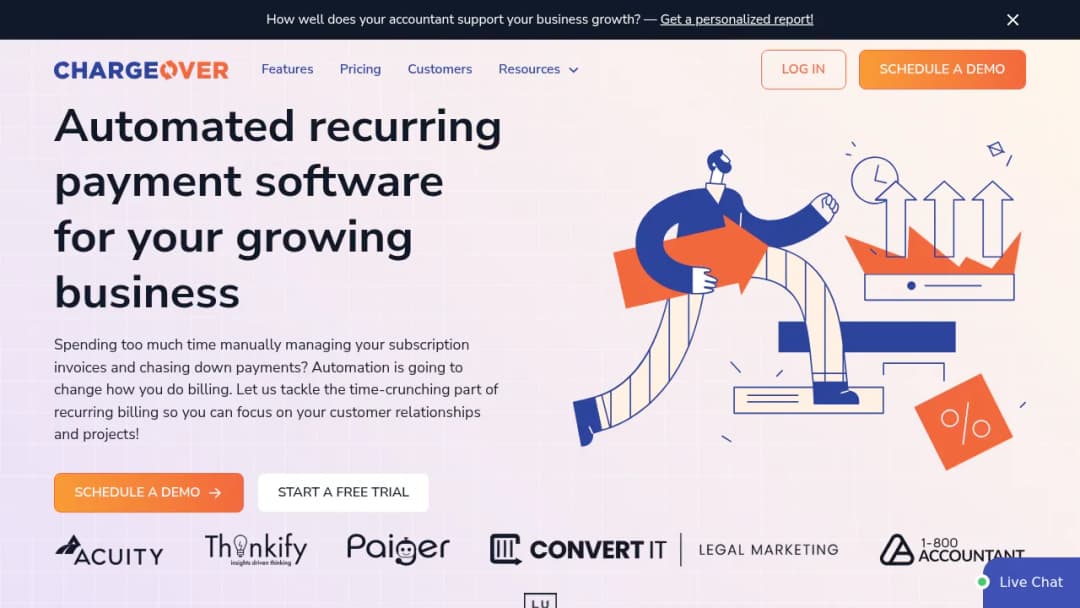Chargeover screenshot