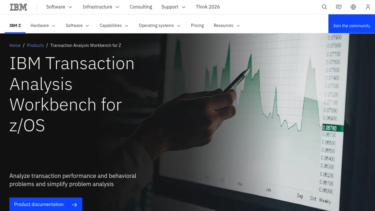 IBM Transaction Analysis Workbench for Z screenshot