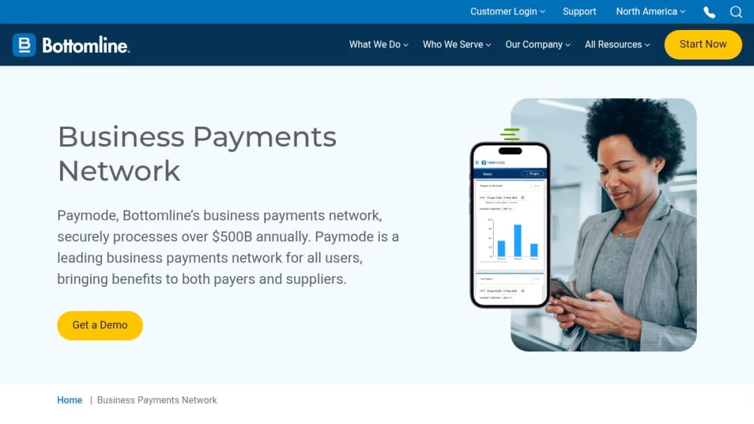 Bottomline Paymode-X screenshot
