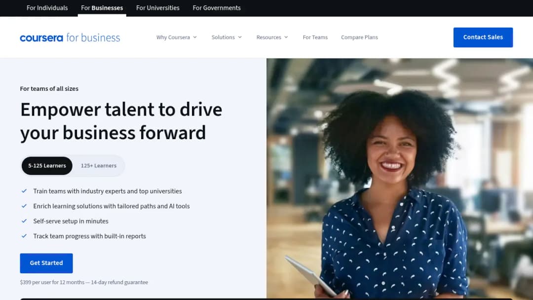 Coursera for Business screenshot