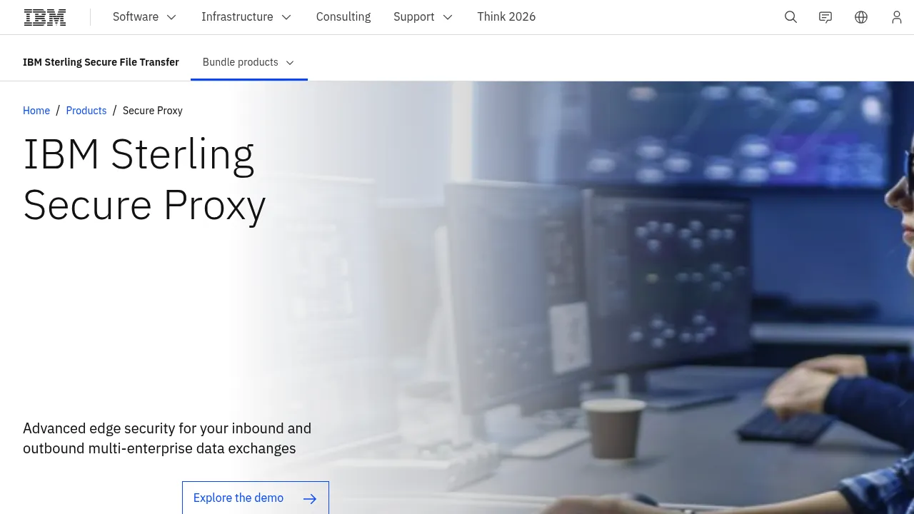 IBM Secure Proxy screenshot